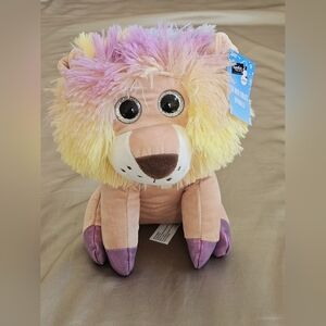 NWT*Plush Lion Stuffed Animal - Pink and Yellow